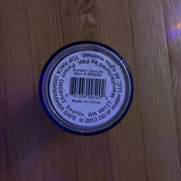 Dunkin' Donuts 2013 Coffee Travel Tumbler 16oz Dishwasher Safe Top Rack - Picture 6 of 6